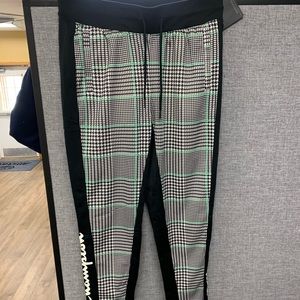 Champion Houndstooth Slim Leg Track Pants